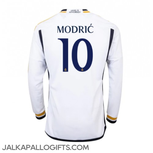 Real Madrid Luka Modric #10 Kotipaita 2023-24 Pitkähihainen